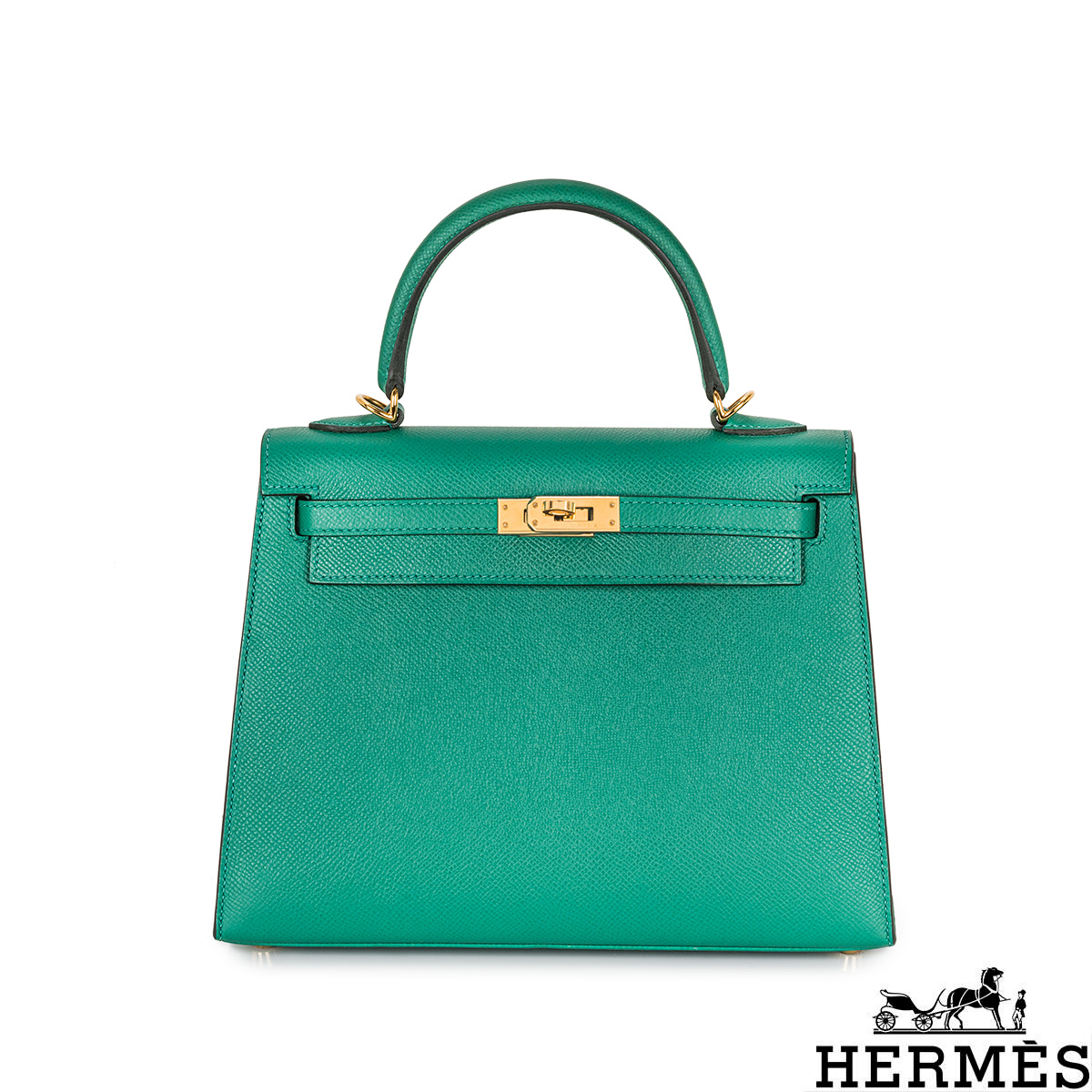 Hermés Birkin Sellier 25cm Epsom Vert de Gris GHW